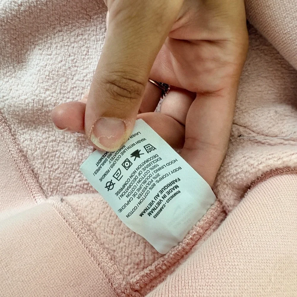 Nike  Sportswear Club Fleece Hoodie Sweater Unisex 3XL Pink Pockets Logo Lounge